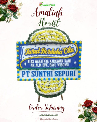 Papan Bunga Duka di Wangunjaya