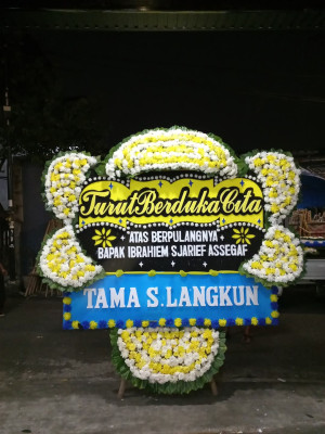 Papan Bunga Duka di Wangunjaya