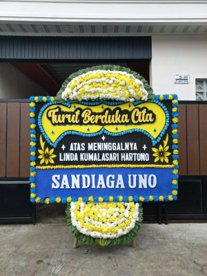 Papan Bunga Duka di Wangunjaya